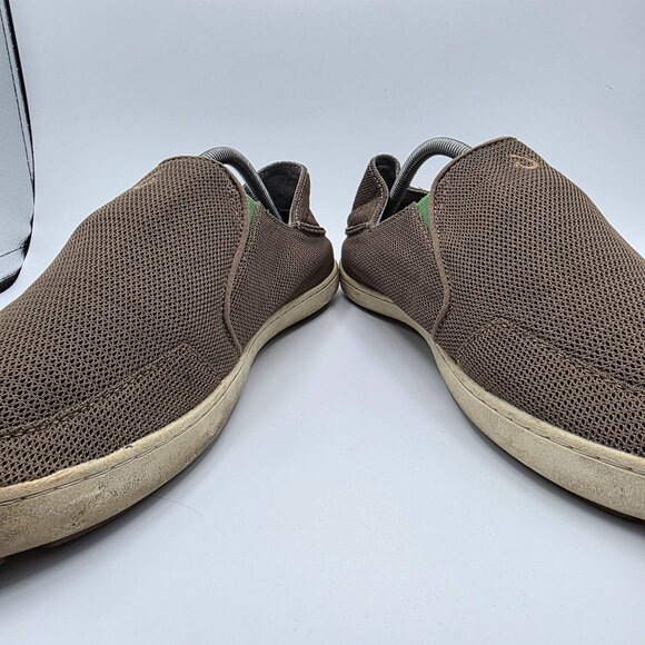 OluKai Nohea Mesh Mens Size 11.5 Brown Shoes Casual Walking Comfort Outdoors - Picture 2 of 14